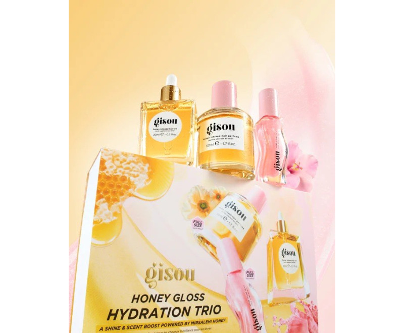 gisou HONEY GLOSS HYDRATION TRIO Honey Gloss Hydration Trio Set